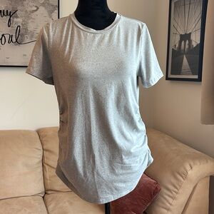 SHEIN Light Gray Short Sleeve Tee